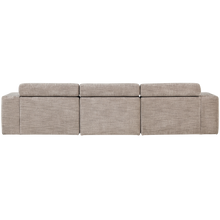 Laden Sie das Bild in den Galerie-Viewer, NOVI CHAISE LONGUE SOFA LEFT NATURAL MELANGE