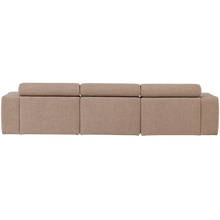 Laden Sie das Bild in den Galerie-Viewer, NOVI CHAISE LONGUE SOFA LEFT BOUCLE TAUPE