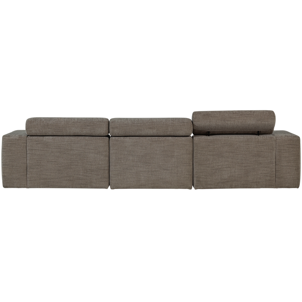 NOVI CHAISE LONGUE SOFA RIGHT GREY MELANGE