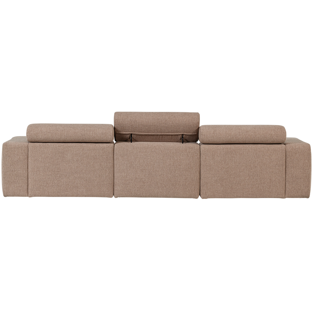 NOVI CHAISE LONGUE SOFA RIGHT BOUCLE TAUPE