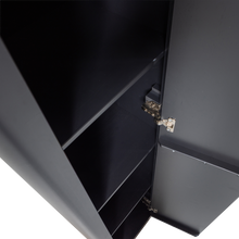 Laden Sie das Bild in den Galerie-Viewer, GUNNAR SMALL HIGH CABINET PINE MATT BLACK [fsc]
