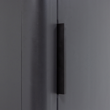 Laden Sie das Bild in den Galerie-Viewer, GUNNAR SMALL HIGH CABINET PINE MATT BLACK [fsc]