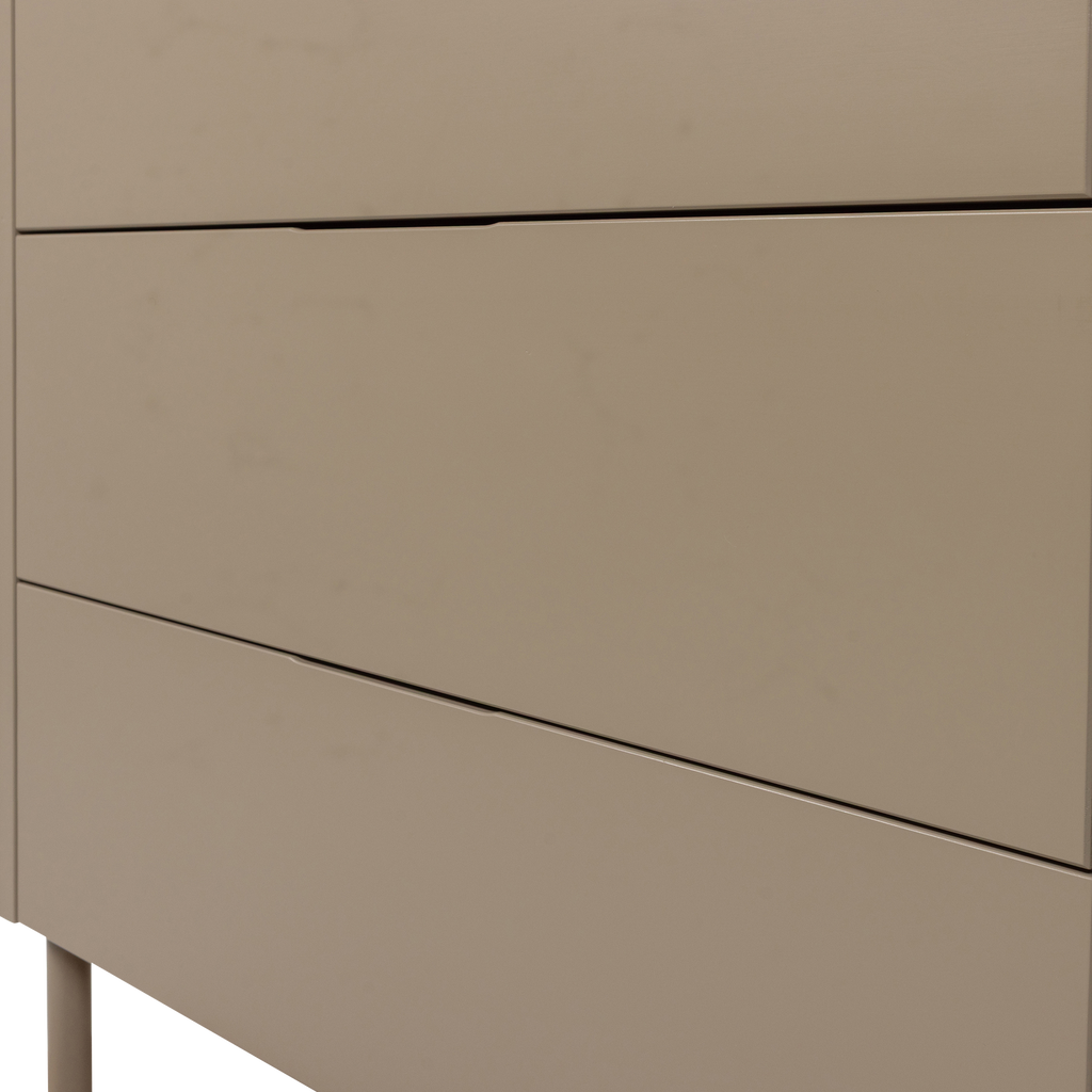 GUNNAR CABINET WITH DRAWERS PINE MUD [fsc]