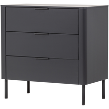 Load image into Gallery viewer, GUNNAR CABINET WITH DRAWERS PINE MATT BLACK [fsc]