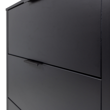 Load image into Gallery viewer, GUNNAR CABINET WITH DRAWERS PINE MATT BLACK [fsc]