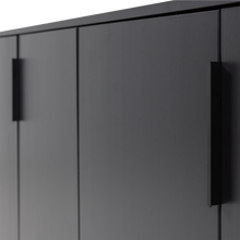 Laden Sie das Bild in den Galerie-Viewer, GUNNAR SIDEBOARD 200 CM PINE MATT BLACK [fsc]