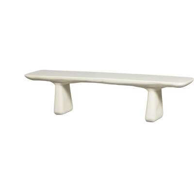 LOGGIA GARDEN BENCH REINFORCED FIBER NATURAL 190x40CM