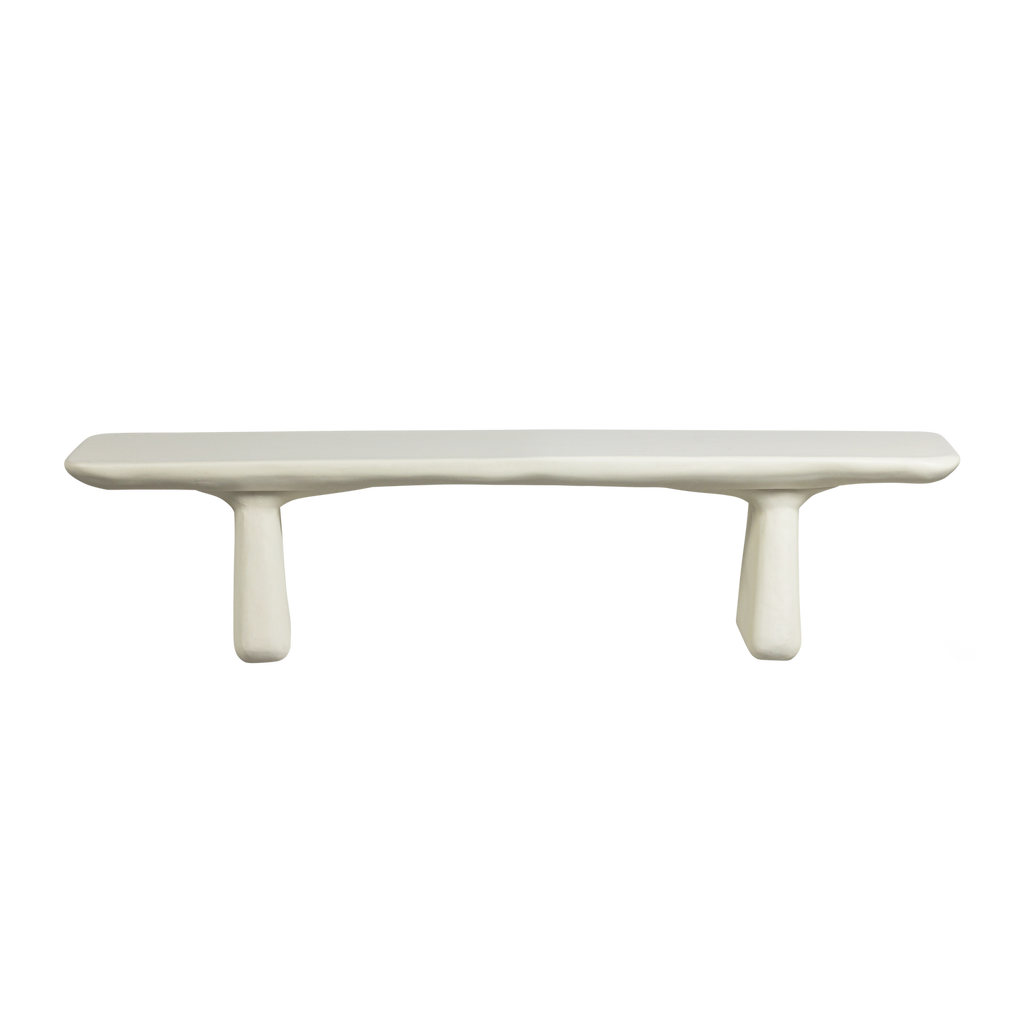 LOGGIA GARDEN BENCH REINFORCED FIBER NATURAL 190x40CM