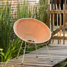 Laden Sie das Bild in den Galerie-Viewer, KAZOUN GARDEN LOUNGE CHAIR WICKER ORANGE