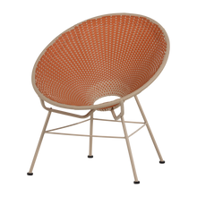 Laden Sie das Bild in den Galerie-Viewer, KAZOUN GARDEN LOUNGE CHAIR WICKER ORANGE