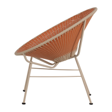 Laden Sie das Bild in den Galerie-Viewer, KAZOUN GARDEN LOUNGE CHAIR WICKER ORANGE