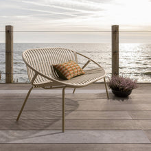 Charger l'image dans la galerie, BRUCE GARDEN 2-SEATER BENCH PP/METAL SAND