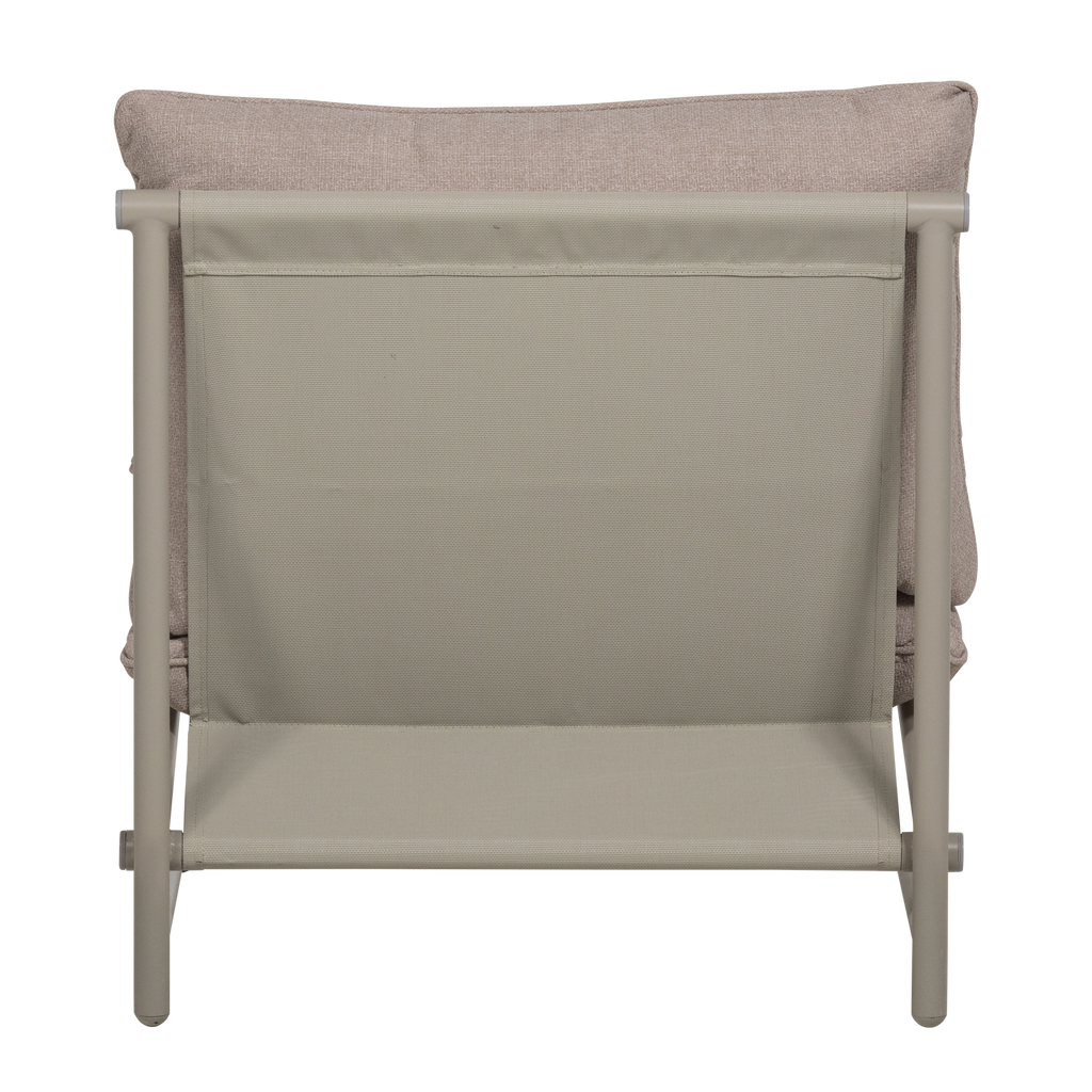 ELVO GARDEN LOUNGE CHAIR ALUMINIUM SAND
