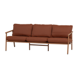 CAVERO GARDEN 3-SEATER SOFA ALUMINIUM TERRA/NATURAL
