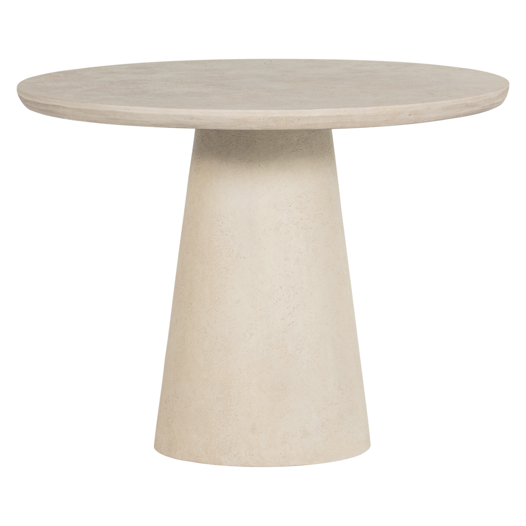 KEVON GARDEN TABLE ROUND O100 CM REINFORCED CONCRETE NATURAL