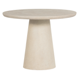 KEVON GARDEN TABLE ROUND O100 CM REINFORCED CONCRETE NATURAL