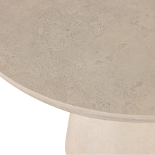 Load image into Gallery viewer, KEVON GARDEN TABLE ROUND O100 CM REINFORCED CONCRETE NATURAL