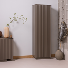 Laden Sie das Bild in den Galerie-Viewer, NOVA HIGH STORAGE CABINET PINE TRUFFLE BROWN [fsc]