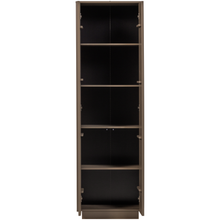 Laden Sie das Bild in den Galerie-Viewer, NOVA HIGH STORAGE CABINET PINE TRUFFLE BROWN [fsc]