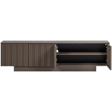 Laden Sie das Bild in den Galerie-Viewer, NOVA TV UNIT 200 CM PINE TRUFFLE BROWN [fsc]
