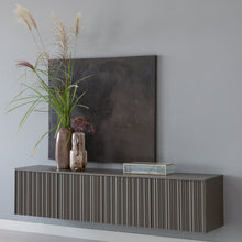 Laden Sie das Bild in den Galerie-Viewer, NOVA TV UNIT 200 CM PINE TRUFFLE BROWN [fsc]