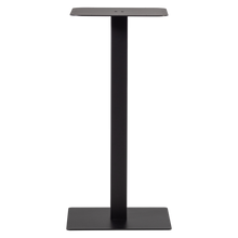 Load image into Gallery viewer, BISTRO SQUARE BAR TABLE TUBE LEG METAL LEG BLACK 105x50x50CM