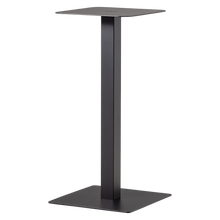 Load image into Gallery viewer, BISTRO SQUARE BAR TABLE TUBE LEG METAL LEG BLACK 105x50x50CM