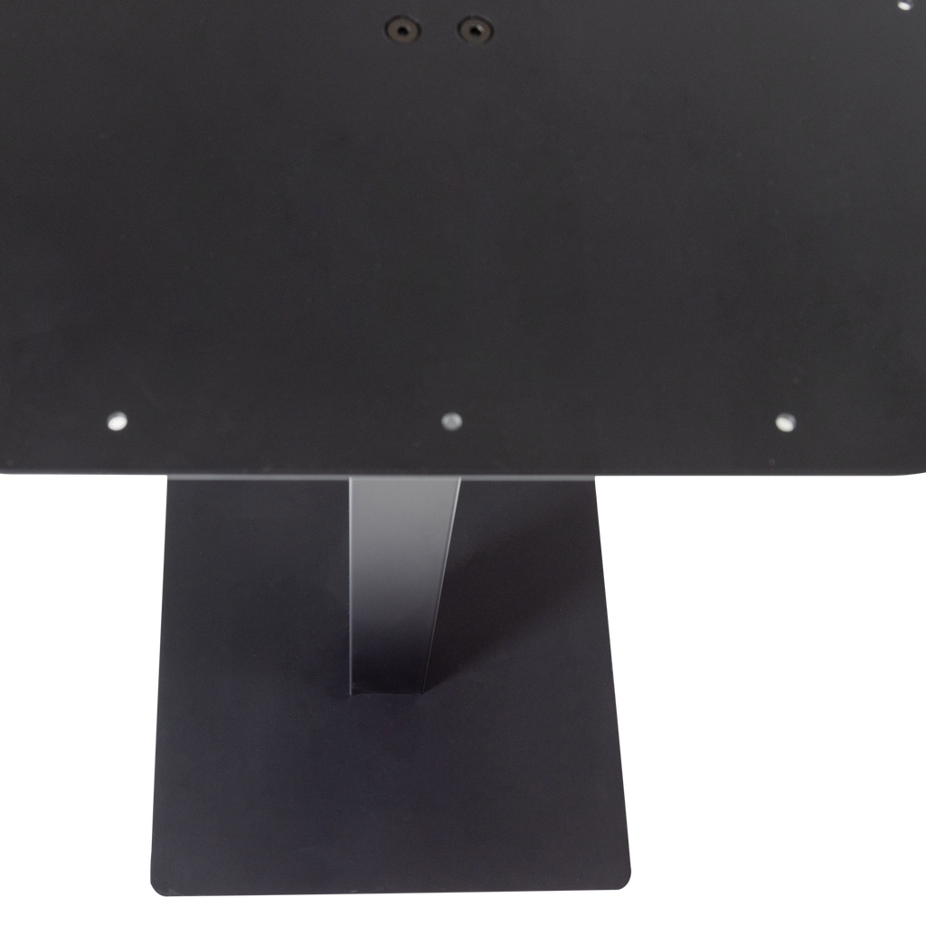 BISTRO SQUARE BAR TABLE TUBE LEG METAL LEG BLACK 105x50x50CM