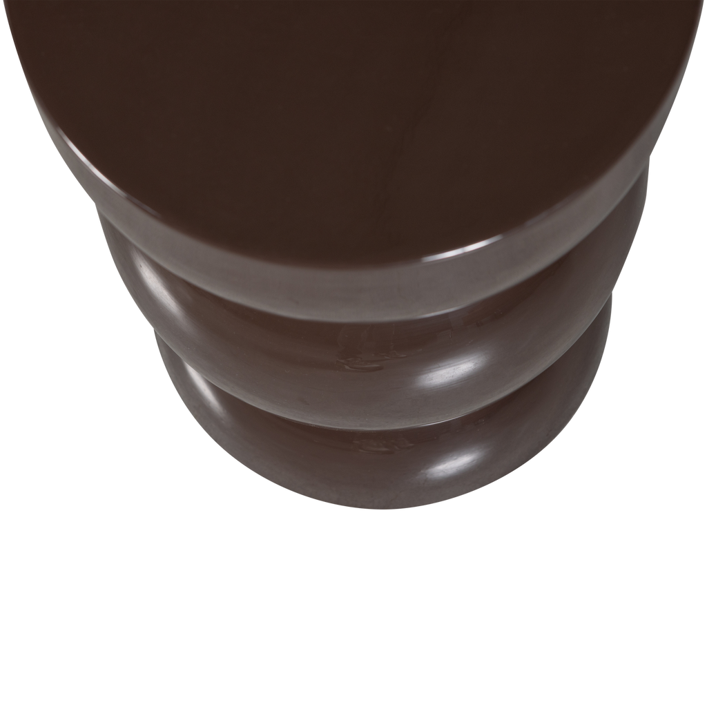 BRENO SIDE TABLE METAL DARK BROWN