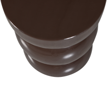 Load image into Gallery viewer, BRENO SIDE TABLE METAL DARK BROWN