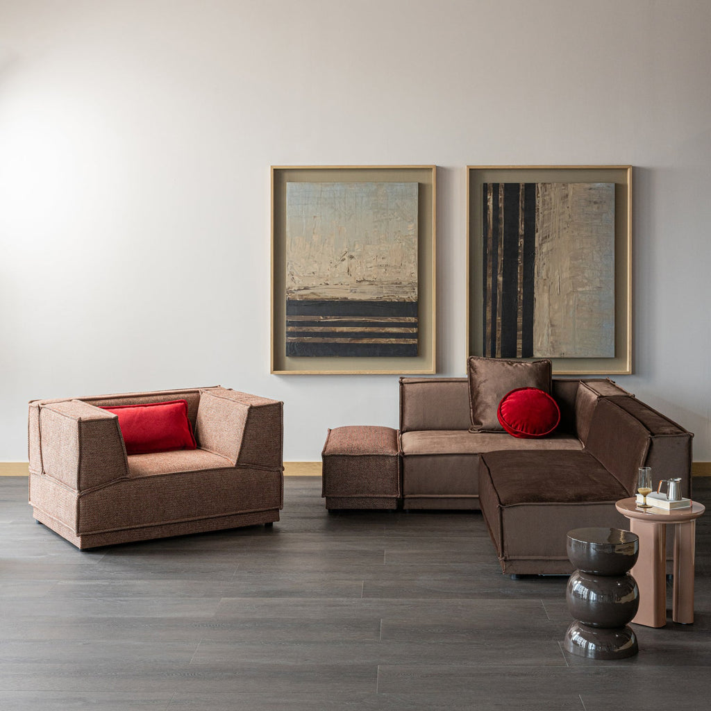 ORIVO SIDE TABLE WOOD HIGH GLOSS OLD PINK [fsc]