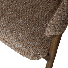 Cargar imagen en el visor de la galería, TUNAR DINING CHAIR WITH ARM WOOD BROWN [fsc]