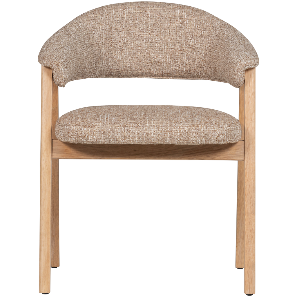 TUNAR DINING CHAIR WITH ARM WOOD NATURAL [fsc]
