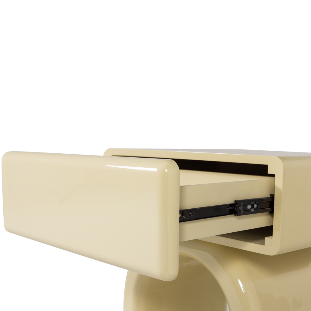 ZOREL DRESSER/NIGHT STAND WOOD HIGH GLOSS OLD PINK [fsc]