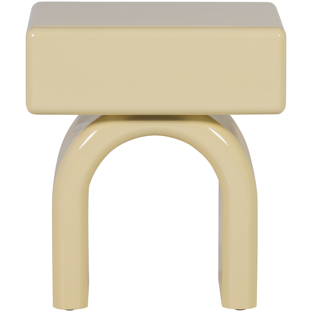 ZOREL DRESSER/NIGHT STAND WOOD HIGH GLOSS OLD PINK [fsc]