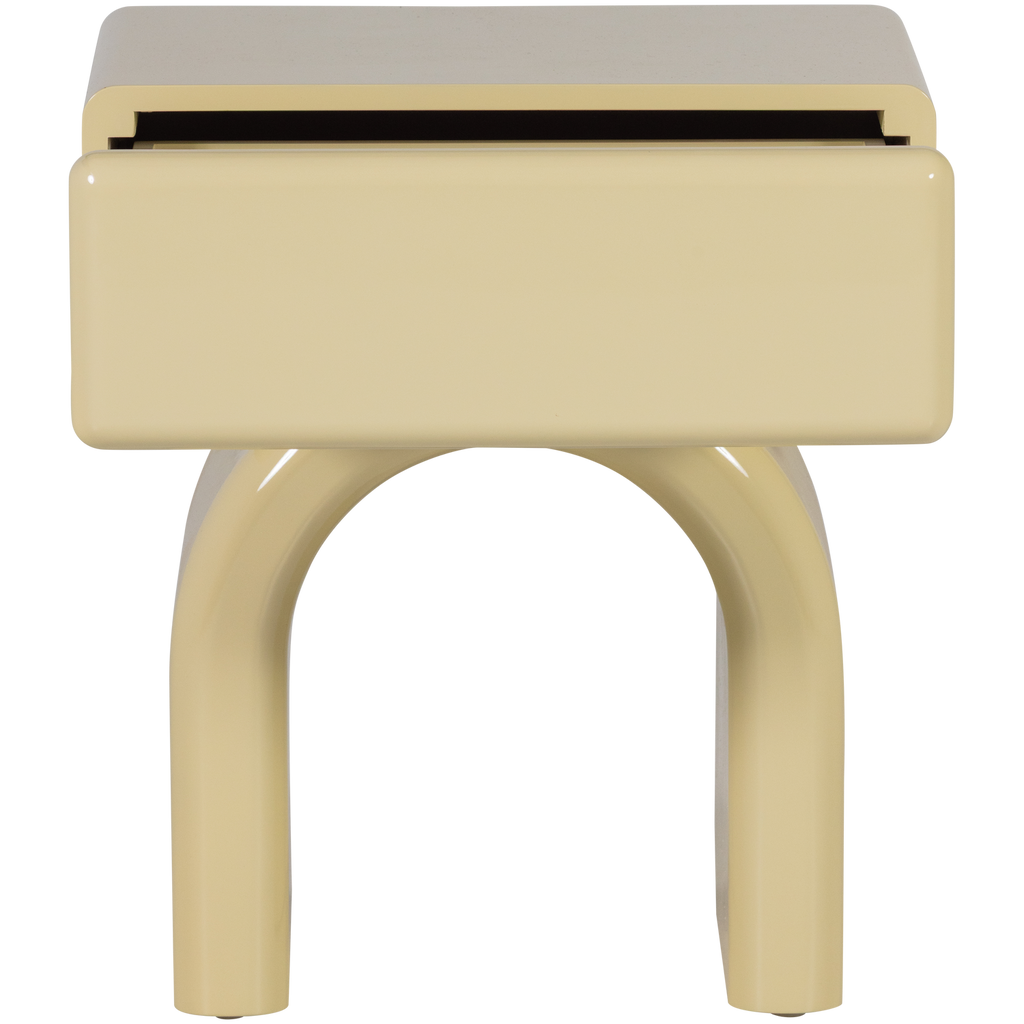 ZOREL DRESSER/NIGHT STAND WOOD HIGH GLOSS OLD PINK [fsc]