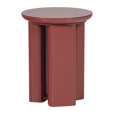 ORIVO SIDE TABLE WOOD HIGH GLOSS RED/PINK [fsc]