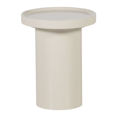 VELUNA SIDE TABLE 51X40 CM WOOD HIGH GLOSS SAND [fsc]