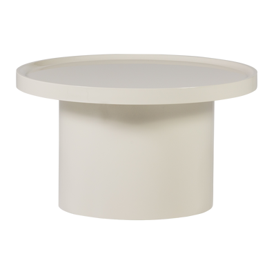 VELUNA SIDE TABLE 40X70 CM WOOD HIGH GLOSS SAND [fsc]