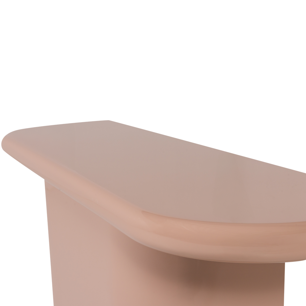 NOCTA SIDETABLE WOOD HIGH GLOSS LIGHT PINK [fsc]