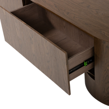 Carica l'immagine nel visualizzatore di Gallery, VELARI TV UNIT WOOD VENEER BROWN