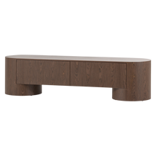 Carica l'immagine nel visualizzatore di Gallery, VELARI TV UNIT WOOD VENEER BROWN