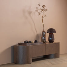 Carica l'immagine nel visualizzatore di Gallery, VELARI TV UNIT WOOD VENEER BROWN