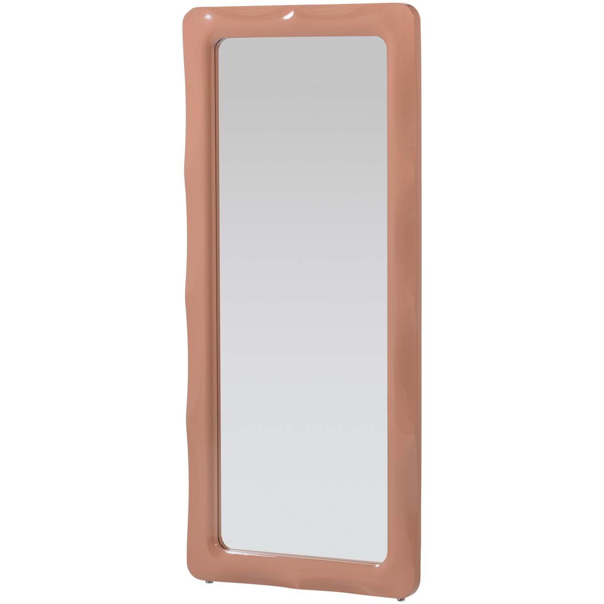 NOREA DRESSING MIRROR 180X80 CM WOOD HIGH GLOSS PINK [fsc]