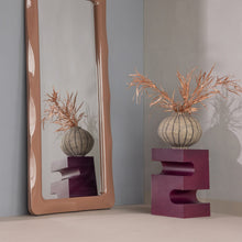 Load image into Gallery viewer, JESSA SIDE TABLE METAL PURPLE/BROWN