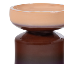 Load image into Gallery viewer, TUMO DECORATIVE SIDE TABLE O35x44 CM CERAMIC PURPLE/BROWN