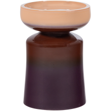 Load image into Gallery viewer, TUMO DECORATIVE SIDE TABLE O35x44 CM CERAMIC PURPLE/BROWN