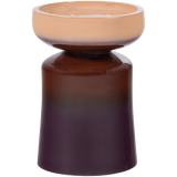 TUMO DECORATIVE SIDE TABLE O35x44 CM CERAMIC PURPLE/BROWN
