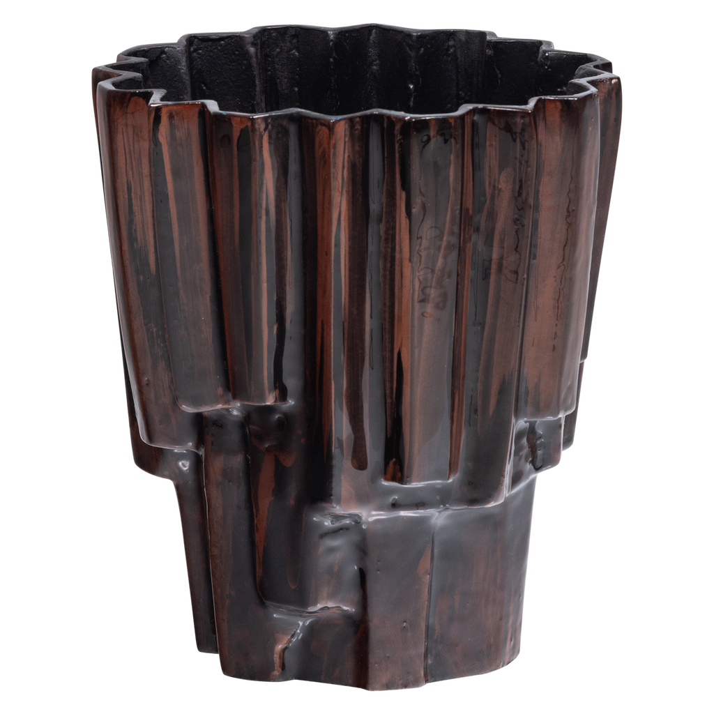 DRAVA POT ALUMINIUM BROWN