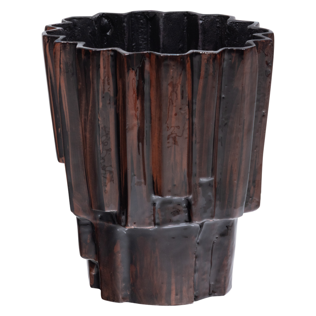 DRAVA POT ALUMINIUM BROWN